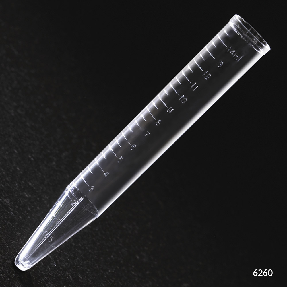Globe Scientific Centrifuge Tube, 15mL, PS, Molded Graduations, 100/Dispenser Box Image